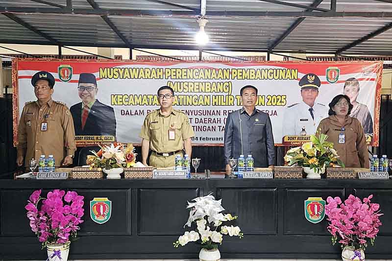 Pj. Sekda Buka Musrenbang Kecamatan Katingan Hilir