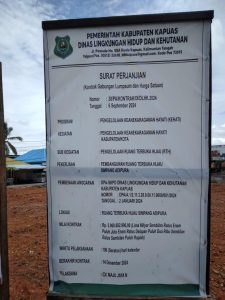 Proyek RTH Diduga Tidak Sesuai Spesifikasi