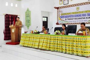 Sekda Buka Musrenbang RKPD Gumas 2026 Tingkat Kecamatan