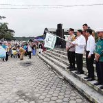 Sekda Lepas Peserta Pawai Tarhib