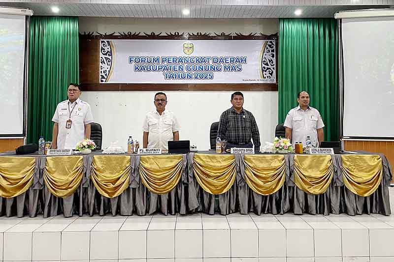 Target Capaian Kinerja Pembangunan di Gumas Mesti Sesuai RPD