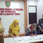 Teken Kontrak Kerjasama Konstruksi Cetak Sawah di Sebangau Kuala