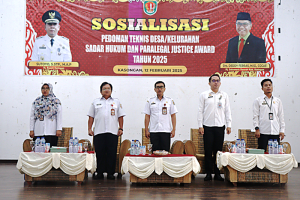 Tingkatkan Kesadaran Hukum Masyarakat