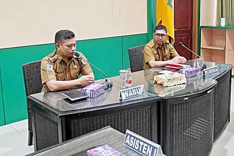 Wabup Pimpin Rapat Persiapan Penyambutan Bupati