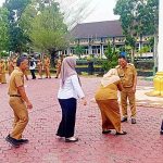 Wakil Bupati Sukamara Pimpin Apel Gabungan ASN Perdana