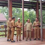 Wakil Bupati Sukamara Tinjau Perkembangan Proses Pembangunan Pasar Saik