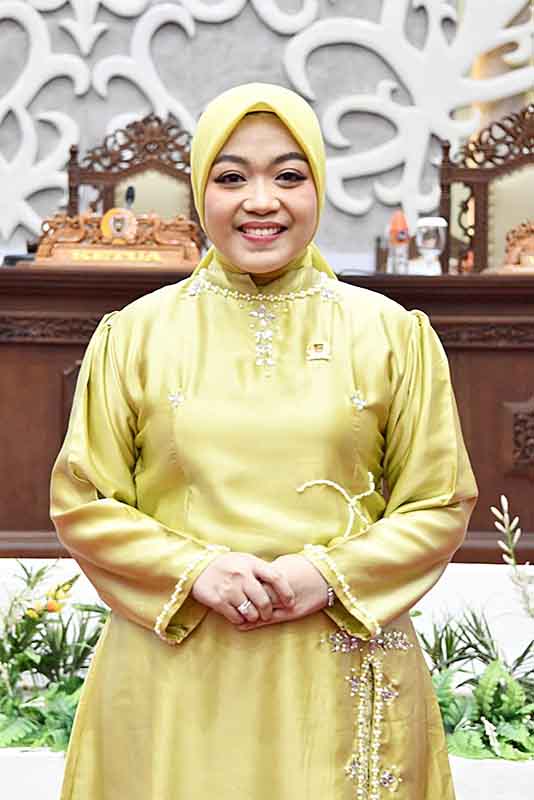 Wakil Ketua I DPRD Kalimantan Tengah, Riska Agustin.