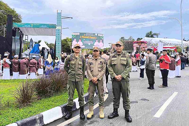 20 Personel Satpol PP Amankan National Halal Fair 2025 