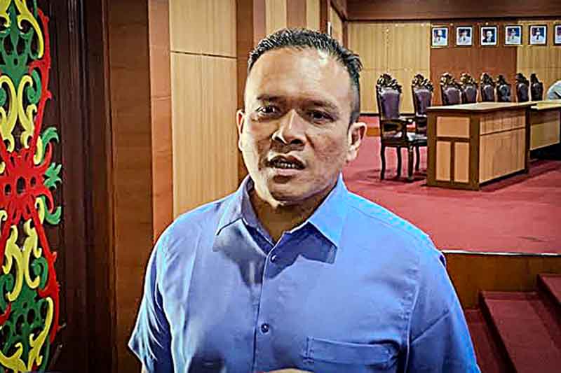 Anggota DPRD Kota Palangka Raya, Khemal saat dibincangi