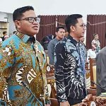 Anggota DPRD Seruyan Aliansyah ( paling kiri ) saat mengikuti rapat Paripurna.
