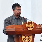 Anggota DPRD Seruyan Arahman saat kegiatan rapat paripurna.