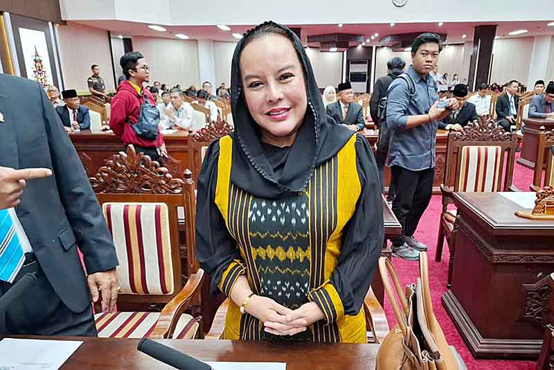 Anggota Komisi III DPRD Kalimantan Tengah, Faridawaty Darland Atjeh
