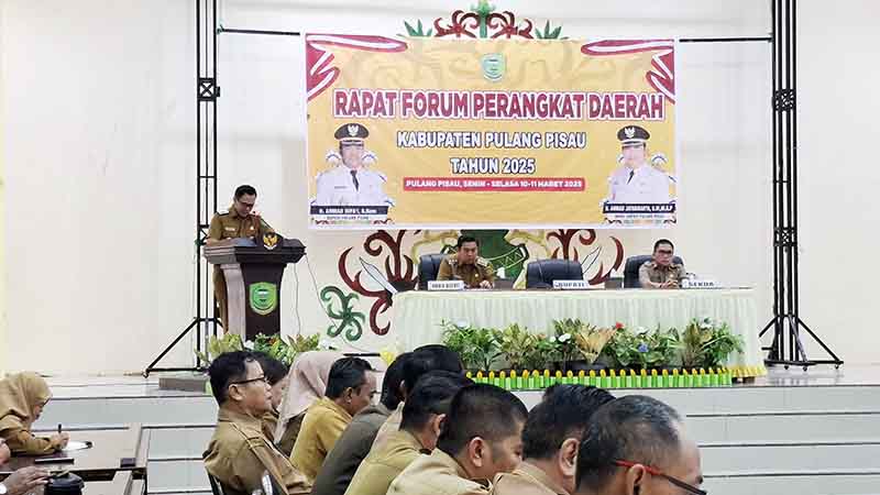 Bupati dan Wakil Bupati Pulpis Hadiri Forum Perangkat Daerah 