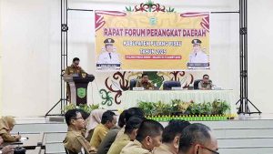 Bupati dan Wakil Bupati Pulpis Hadiri Forum Perangkat Daerah