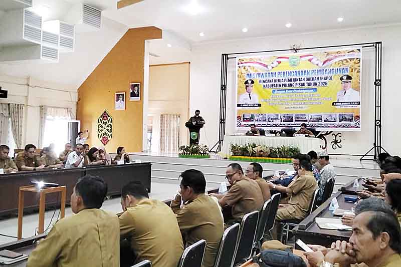 Bupati dan Wakil Bupati Pulpis Hadiri Musrenbang Penyusunan RKPD
