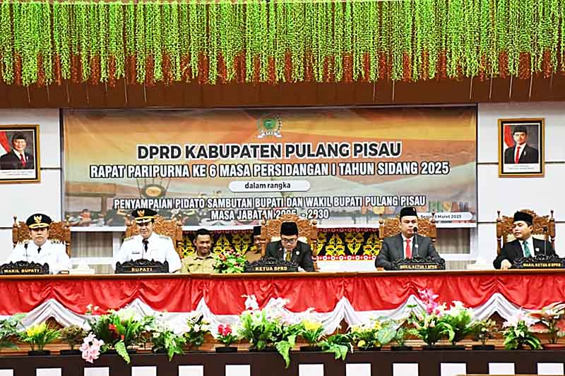 DPRD Pulpis Gelar Paripurna Penyambutan Bupati dan Wakil Bupati