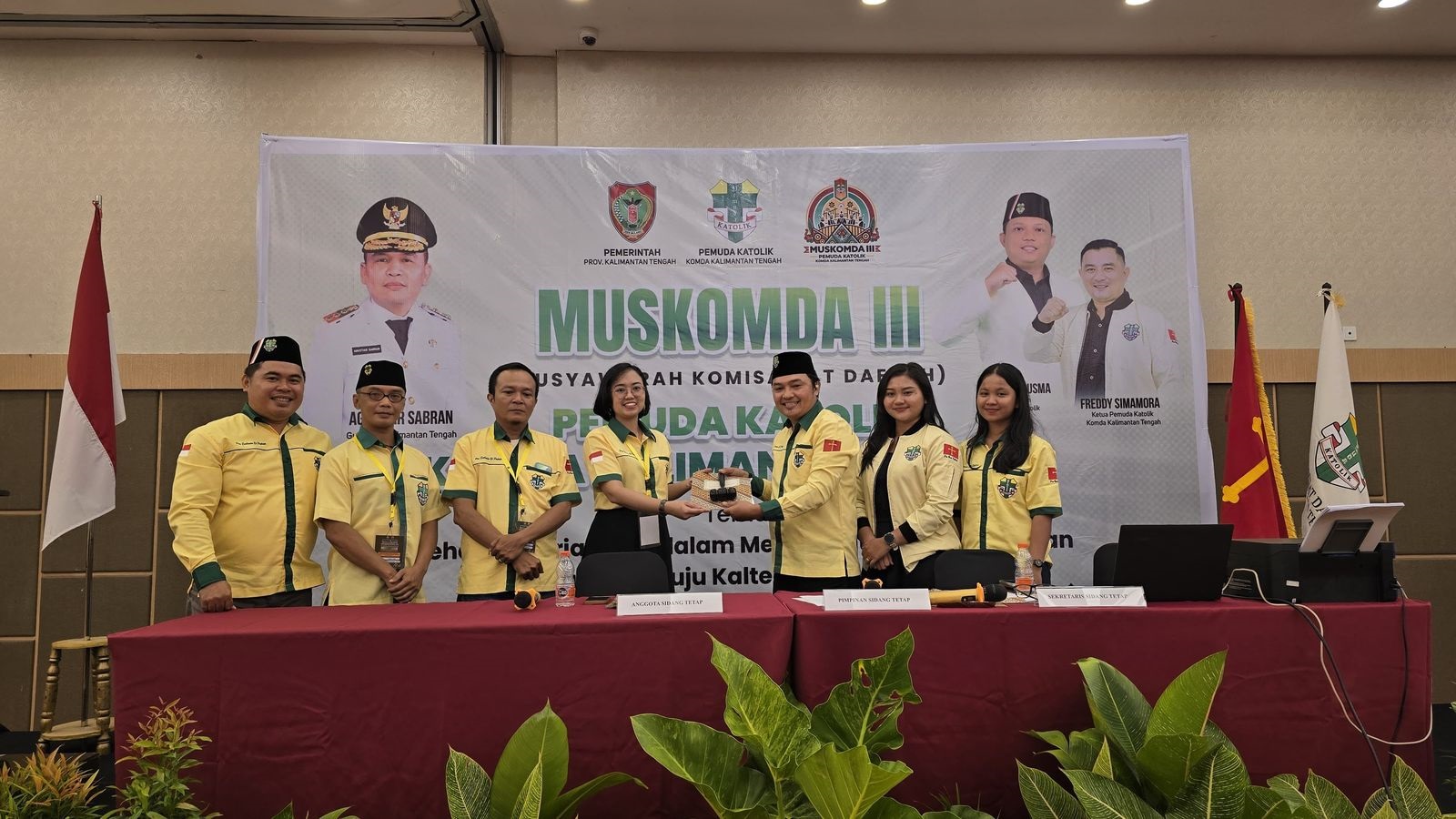 Dosen ITS NU, Pimpin Ketua Pemuda Katolik Kalteng