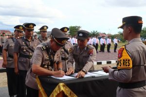 Empat Jabatan Perwira Polres Katingan Berganti