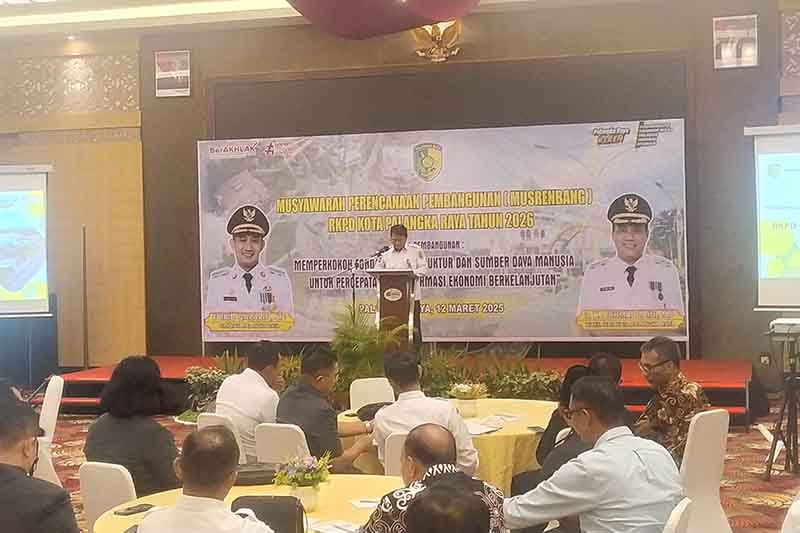 Gelar Musrenbang, Penyusunan RKPD Kota Palangka Raya