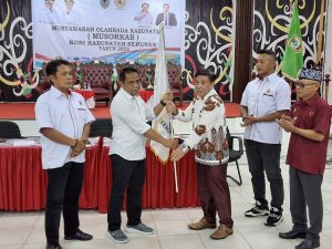 Harsandi Terpilih Aklamasi Ketua KONI Seruyan