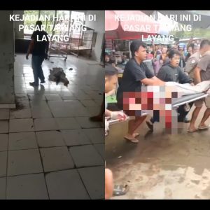 Jelang Lebaran Duel Maut di Pasar Tamiang Layang