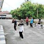 Jaga Kebugaran dan Kebersamaan, BPSDM Gelar Senam Bersama