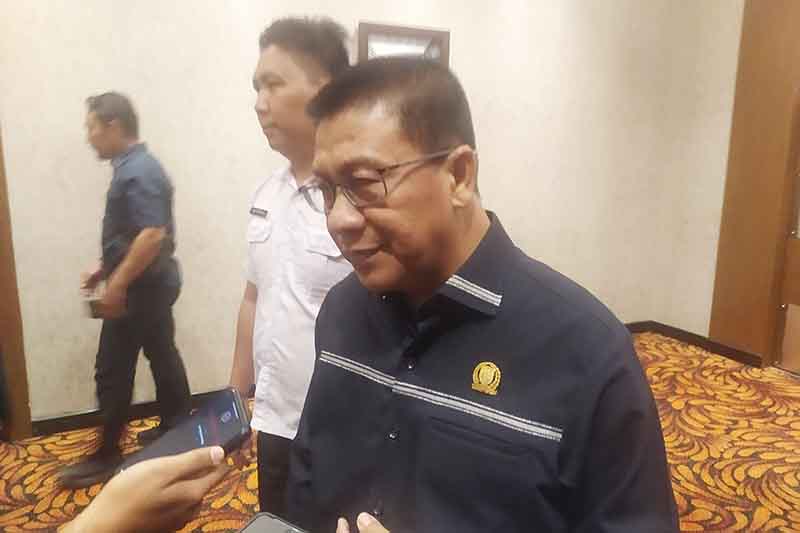 Ketua DPRD Kota Palangka Raya Subandi, saat dibincangi