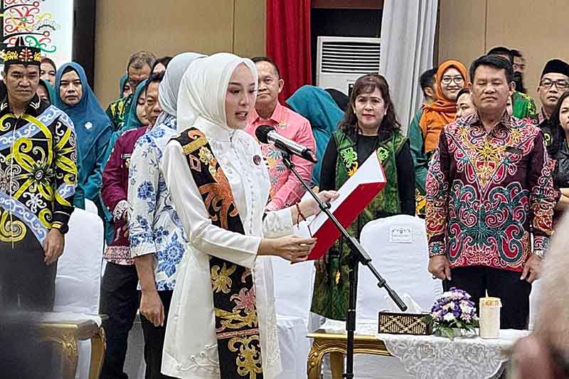 Ketua Dekranasda se-Kalteng Resmi Dilantik 