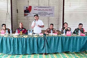 Ketua Komisi II Gelar Reses Ditiga Desa di Tanah Siang