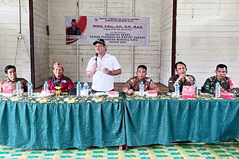 Ketua Komisi II Gelar Reses Ditiga Desa di Tanah Siang