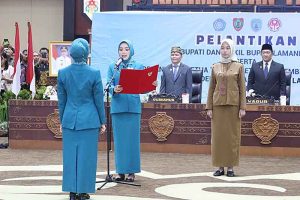 Ketua TP-PKK Lamandau Dilantik