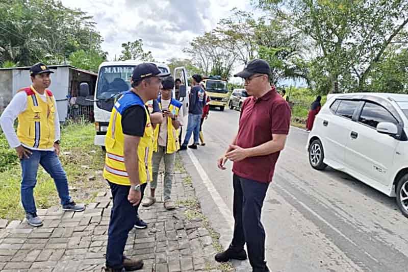 Koordinasi Bersama Balai Jalan Nasional Progres Perbaikan Jalan Lingkar Luar