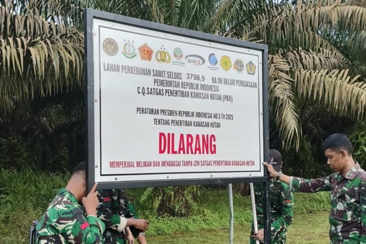 Lahan Sawit PT Agro Bukit Disita Negara