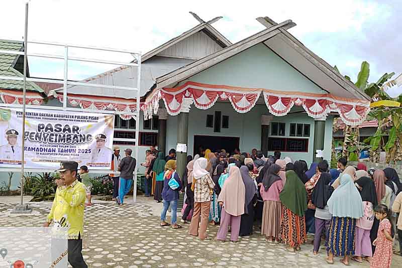 Pasar Penyeimbang di Kahayan Hilir digelar Tiga Titik Lokasi