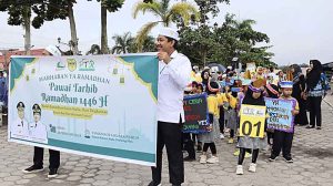 Pawai Tarhib Sambut Ramadan dengan Semangat Kebersamaan