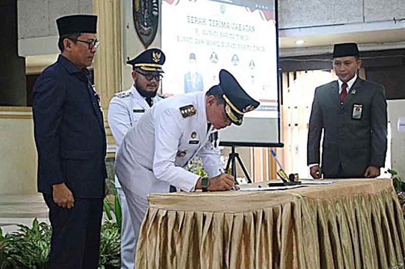 Pemkab Gelar Sertijab Bupati dan Wabup Masa Jabatan 2025-2030