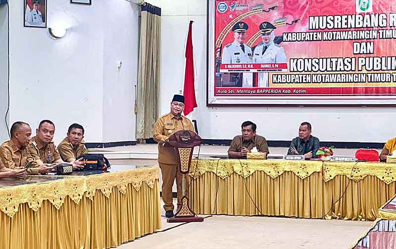 Pemkab Kotim Gelar Musrenbang Rancangan RKPD dan Konsultasi Publik RPJMD
