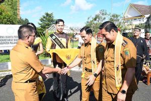 Pemkab Pulpis Gelar Acara Penyambutan Bupati dan Wakil Bupati