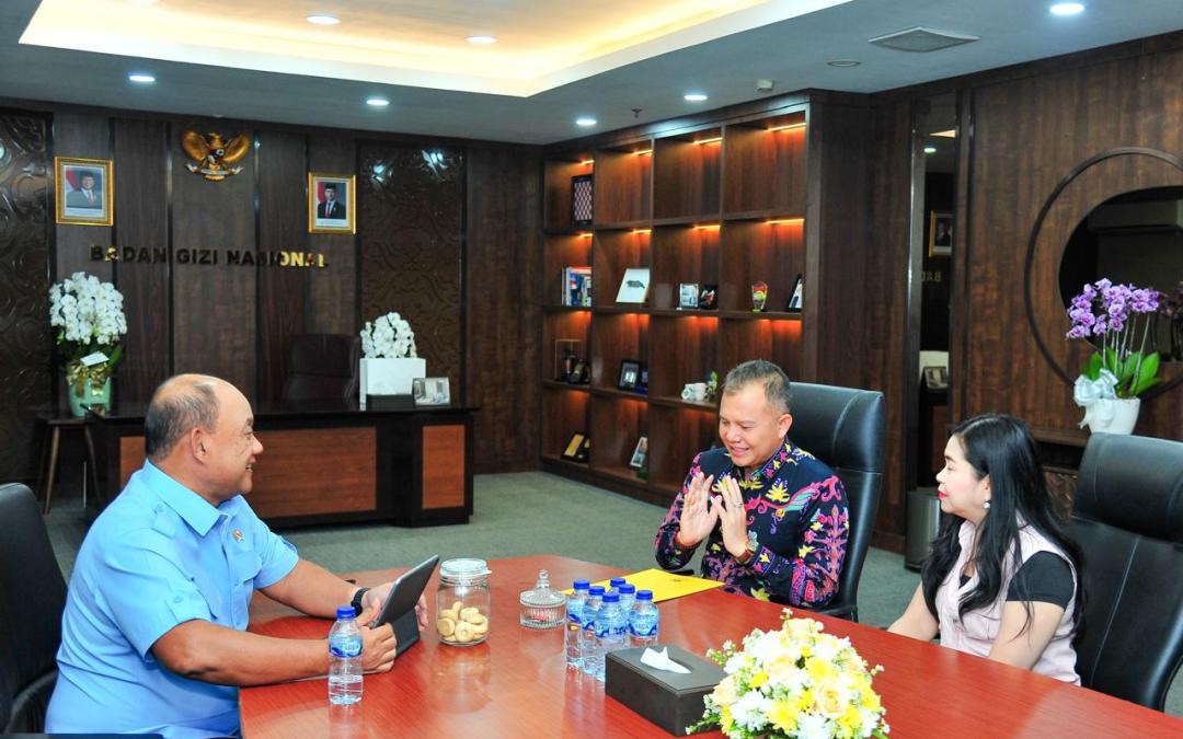 Bahas MBG, Bupati Kordinasi dengan Badan Gizi Nasional