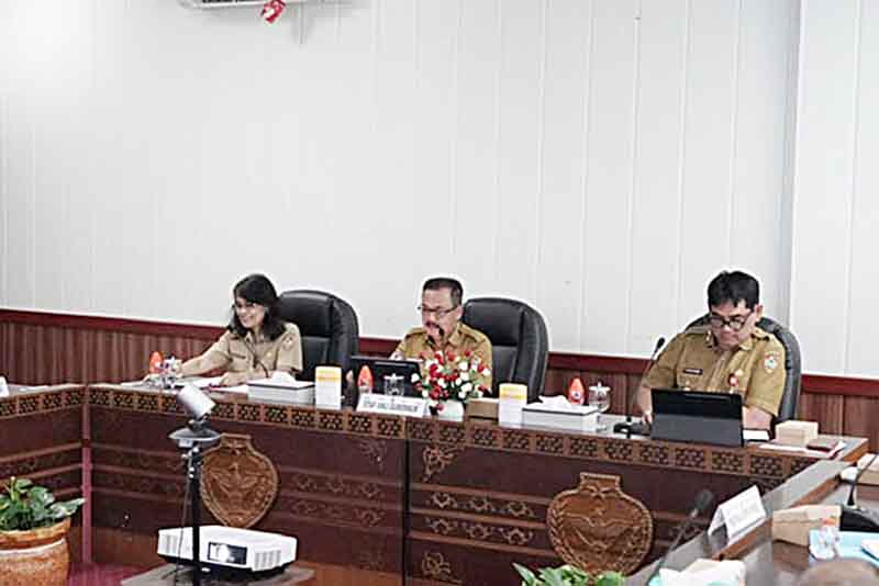 Bahas Perkembangan Revisi RTRWP Tahun 2015-2035