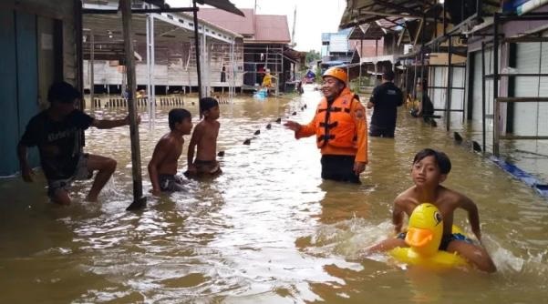 Banjir di Kapuas Hulu, BPBD Siapkan Jalur Evakuasi