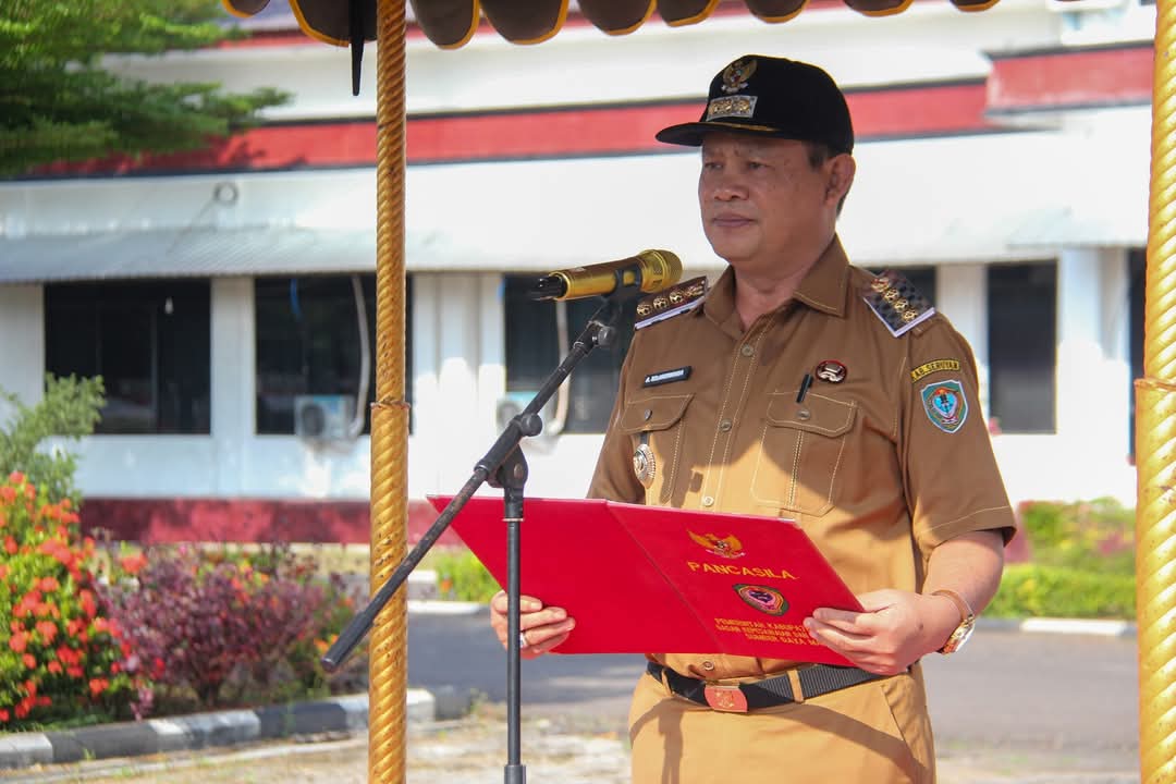 Bupati Pimpin Apel Perdana Pasca Libur Lebaran Idulfitri