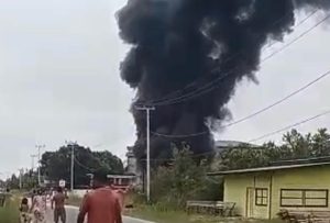Pertamini Terbakar di Pujon, Satu Orang Terluka