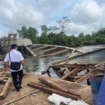 Pembangunan Jembatan Terusan yang Ambruk Belum Jelas