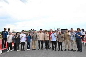 Gubernur Tinjau Infrastruktur Jembatan Jelai di Sukamara