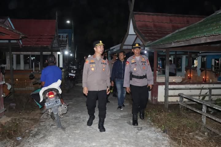 Jamin Keamanan Paskah, Kapolres Pulpis Patroli Pakai Motor