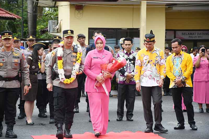 Ketua DPRD Hadiri Penyambutan Kapolres 