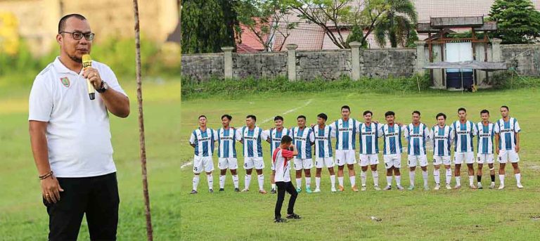 Pembina Partungkoan Toba Tomu Sibarani Resmi menutup turnamen Partungkoan Toba CUP III