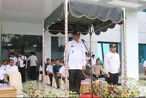 Pemkab Gelar Apel Gabungan dan Halal Bihalal Idul Fitri