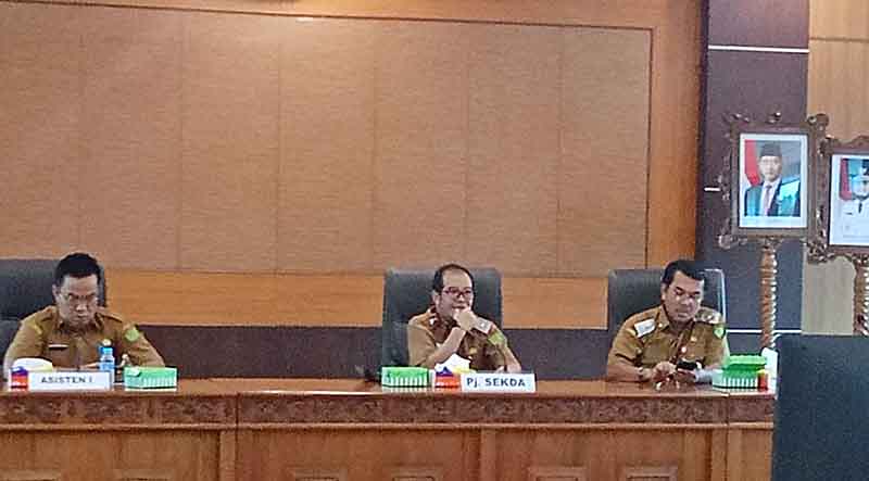 Pemkab Ikuti Entry Meeting Pemeriksaan LKPD dan LKKL 2024